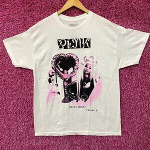 Nicki Minaj Heart Collage Pink Friday 2 T-Shirt Large